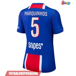 Lacne Ženy Futbalové dres Paris Saint-Germain Marquinhos #5 2026-27 Krátky Rukáv - Domáci